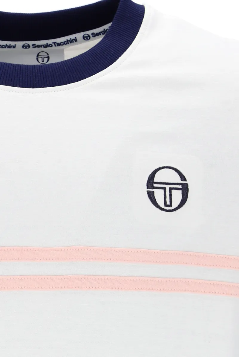 Sergio Tacchini Supermac T-shirt Gardenia / Maritime XXL ONLY LAST ONE-2